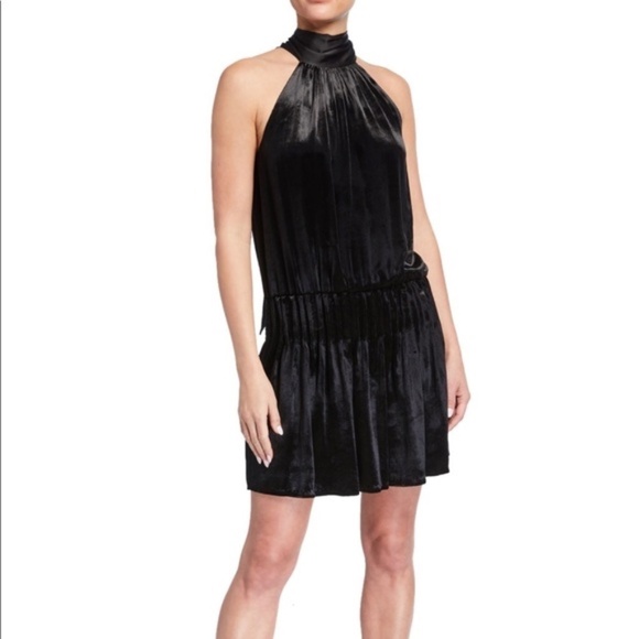 Ramy Brook Paige Velvet Dress Size Small EUC - Picture 2 of 12